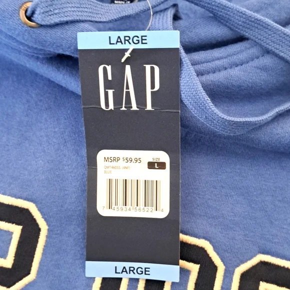 UNISEX  GAP HOODIE SWEATSHIRT. LARGE - Picture 8 of 10